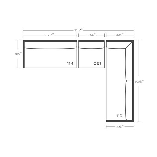 Picture of Bristol Slipcovered Sectional